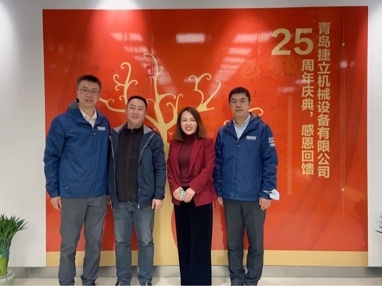 坦能集團(tuán)中國(guó)區(qū)總經(jīng)理走訪青島捷立機(jī)械：共謀發(fā)展，共創(chuàng)輝煌